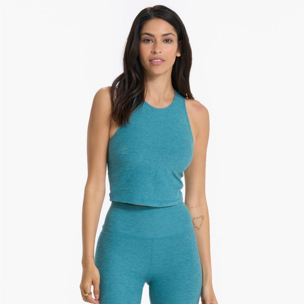 Vuori Elevation Plyo Tank in Luna Heather